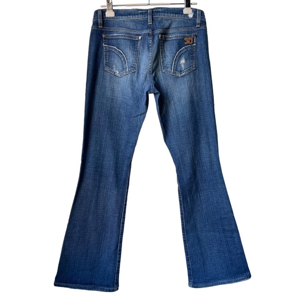 Joe's Rocker Torn Ripped Distressed Faded Denim Flare Leg Bootcut 30 Joes Jeans - Picture 3 of 8